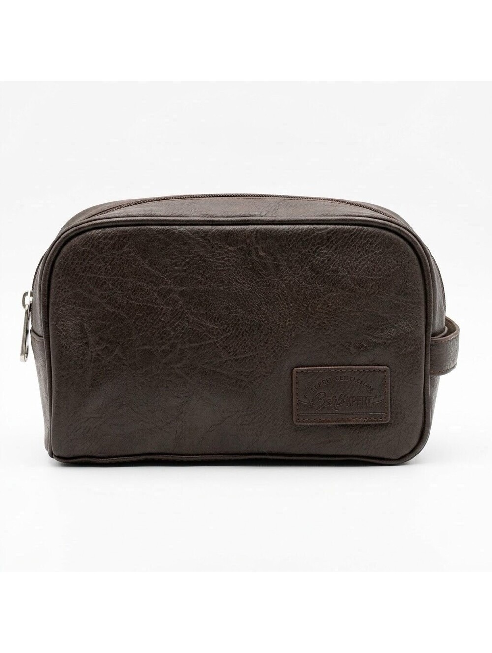 The Barb’Xpert Men's Toiletry Bag Travel Case Brown NWT Esprit Gentleman
